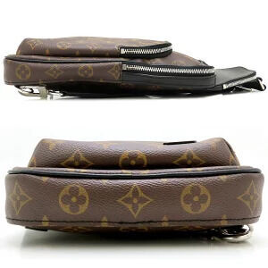 Louis Vuitton Brown Macassar Bum Brown Sling Crossbody Avenue Body Belt Bag